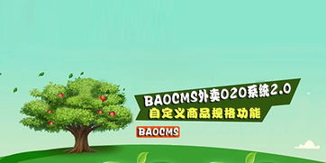 BAOCMS外賣(mài)O2O系統(tǒng)2.0自定義商品規(guī)格功能